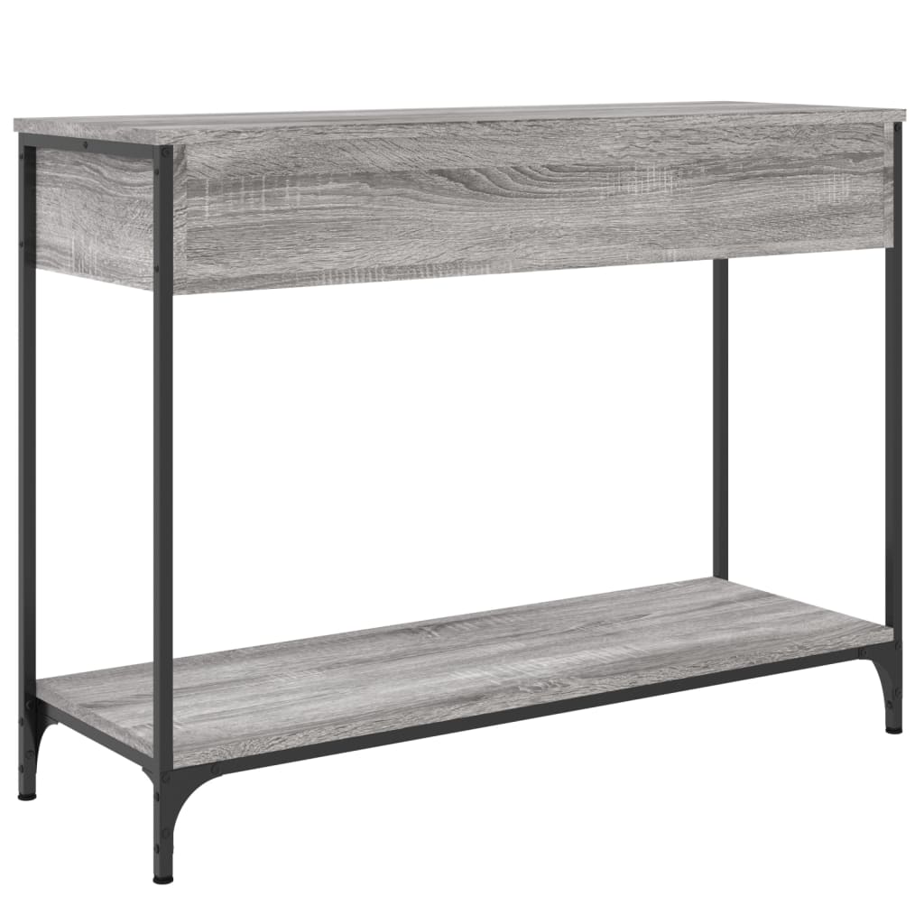 Console Table Grey Sonoma 100x34.5x75 cm Engineered Wood
